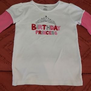Girls Gymboree Birthday Princess shirt 🎂